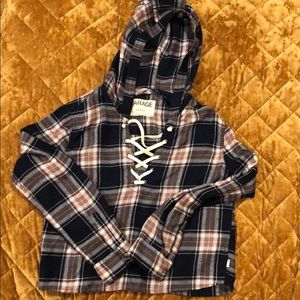 Flannel Hoodie